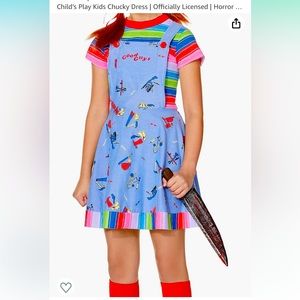 Child’s Play| Halloween costume | Girl’s | XL | Chucky dress | Horror | Dress Up